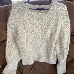 Fuzzy winter sweaters (Lg and Med size)
